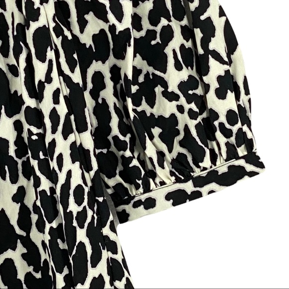 Sandy Liand for Target Women’s Leopard Print Puff Sleeve Midi Dress Size XS - Picture 8 of 14